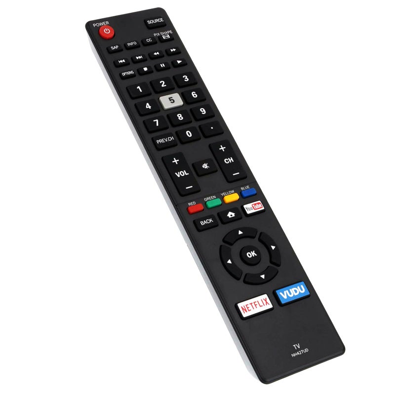 AULCMEET NH427UD Replace Remote Control fit for Sanyo TV FW65C78F FW55C78F FW50C78F FW55C87F FW50C87F FW55C46F FW43C46F FW55C46F-B FW43C46F-B FW55C46FB FW43C46FB FW50C36F FW50C36F-B FW50C36FB FW50C36F FW50C36F - Image 2